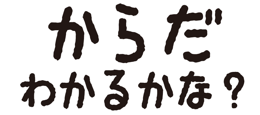 からだわかるかな？